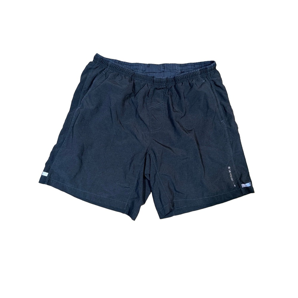 Brooks Running Shorts Mens Gray Brief Lined Medium